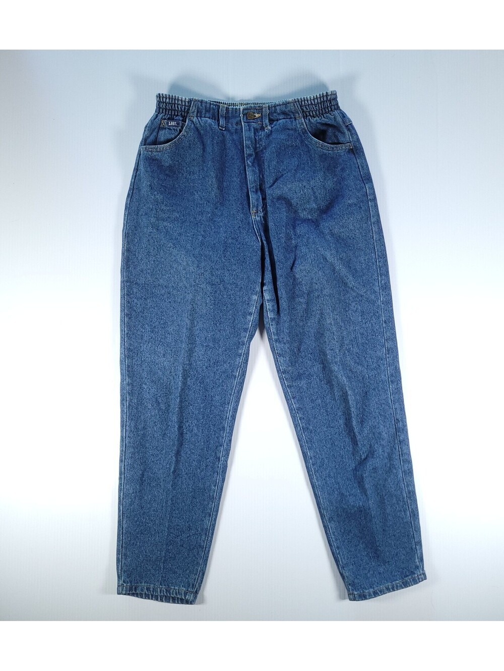Vintage lee jeans womens 14 petite stretch waist pants made in USA